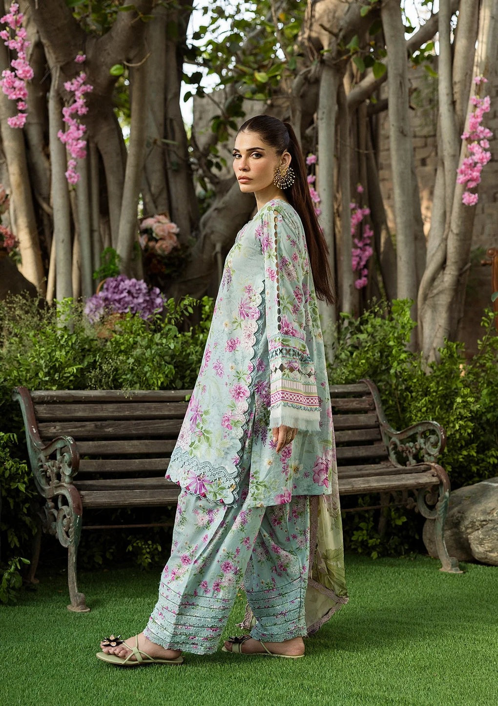 Elaf Prints with Chiffon Dupatta