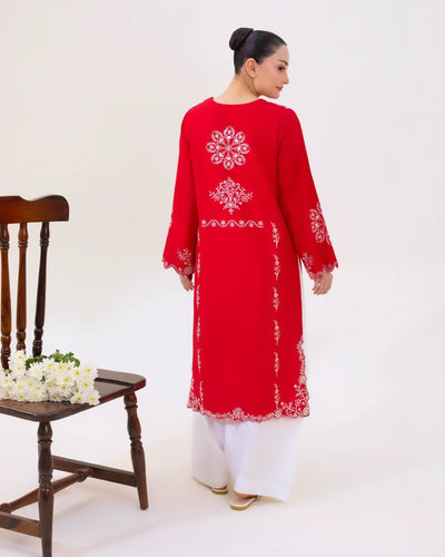 Pure Embroidered Lawn Shirt