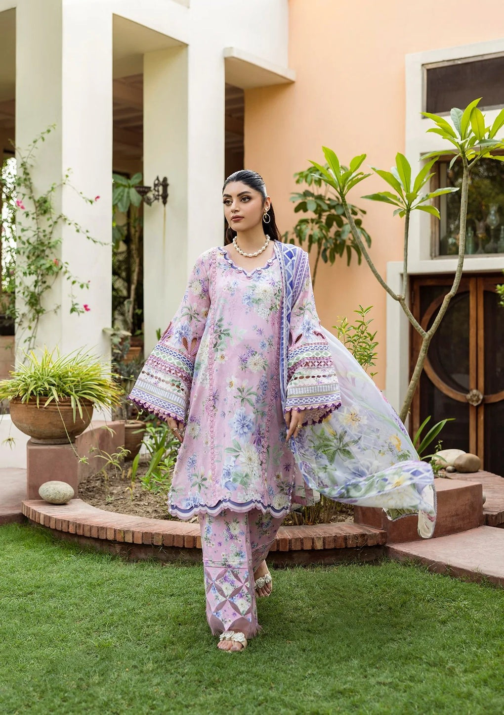 Elaf Prints with Chiffon Dupatta