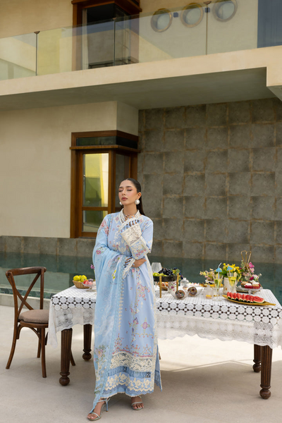 Embroidered 3-Piece Lawn Suit