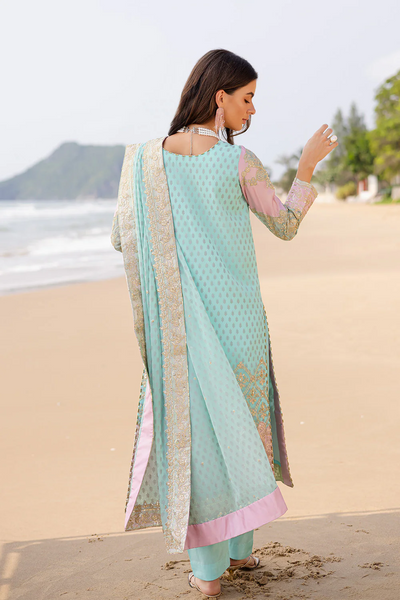 3 Piece Embroirdered Chiffon