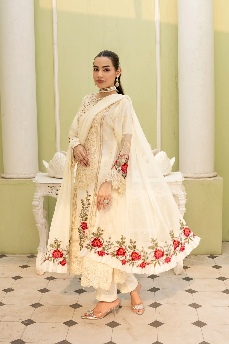Uffaq EMBROIDRED CHIFFON