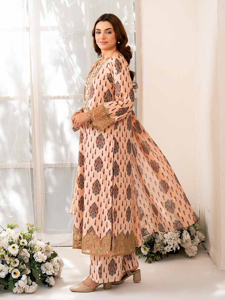NOVA 3-Piece Unstitched Digital Printed Lawn Embroidered Suit