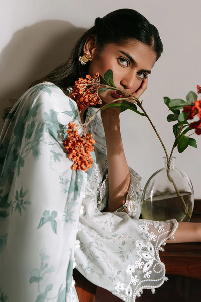 3PC PRINTED CAMBRIC SUIT