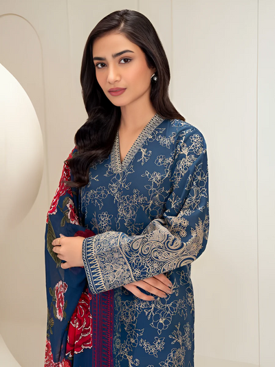 3 Piece Lawn Suit-Paste Print