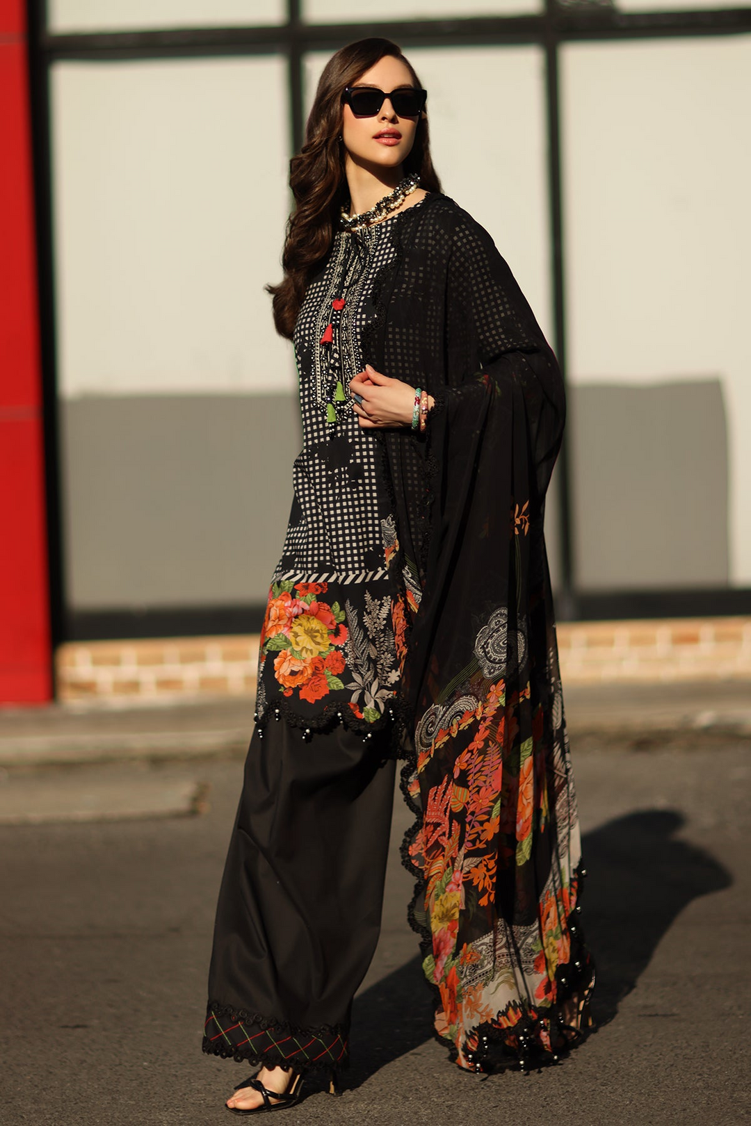 3-PC Unstitched Embroidered Lawn Collection