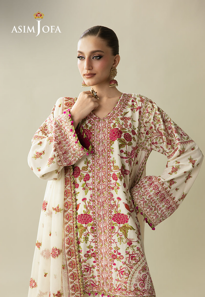Embroidered Velvet Unstitched 3 Pcs