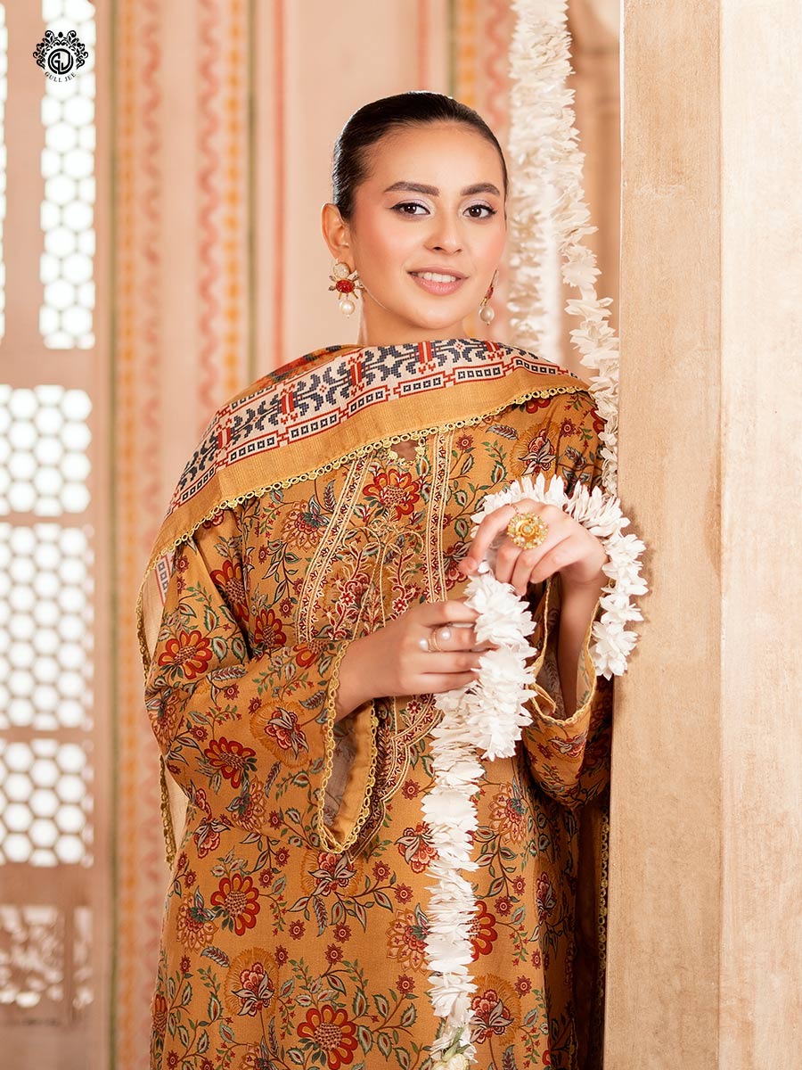 Tabeer Unstitched Lawn 3 PC