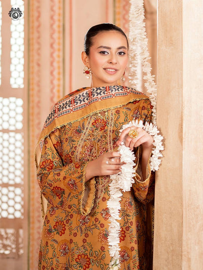 Tabeer Unstitched Lawn 3 PC