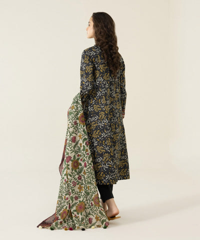 SAPPHIRE PRINTED LAWN SUIT 2 PC