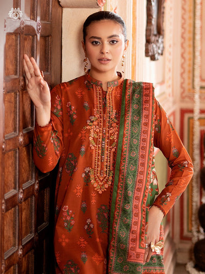Tabeer Unstitched Lawn 3 PC