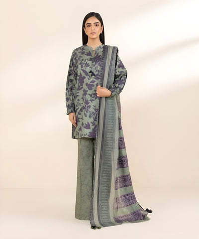 3 PIECE PRINTED LAWN SUIT