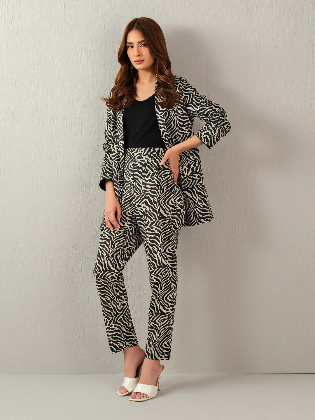 Textured Cotton Shirt-Printed (Unstitched)