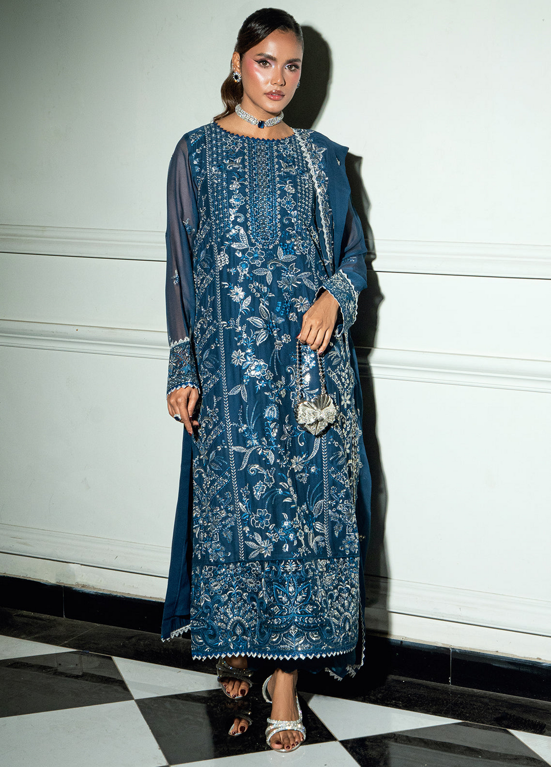 Maison Dor Chiffon 3 Piece Suits