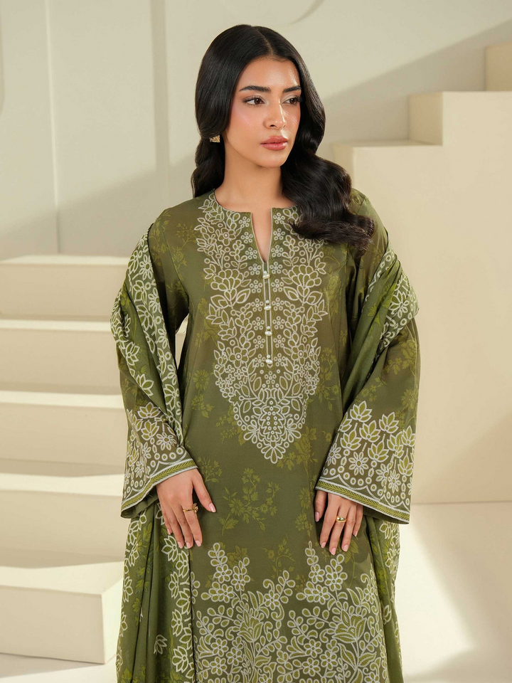 3 Piece Lawn Suit-Paste Print (Unstitched)