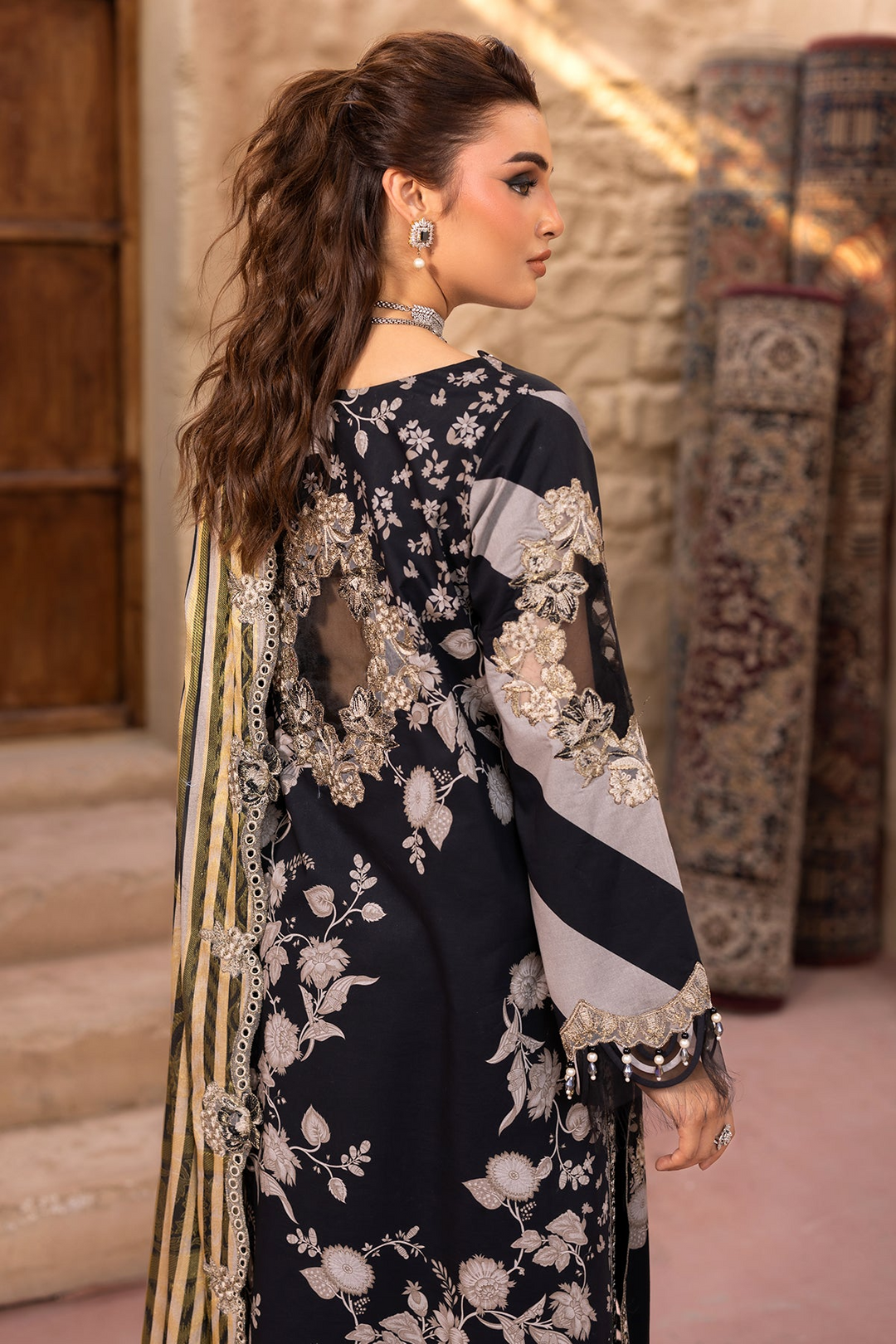 3-PC Unstitched Embroidered Lawn Collection
