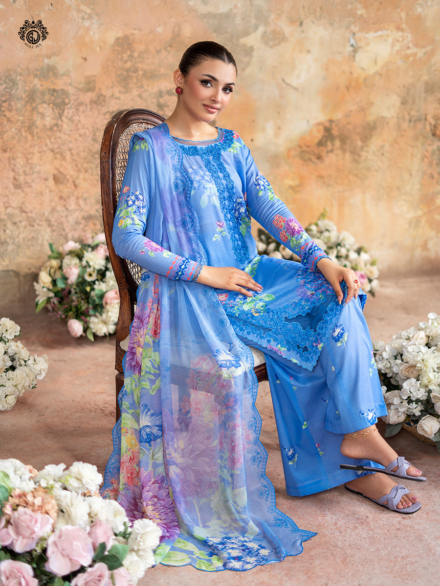 Ziva Unstitched Three Piece