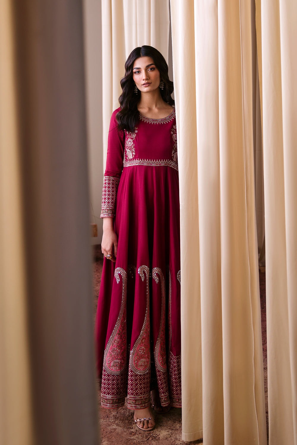 EMBROIDERED PISHWAS