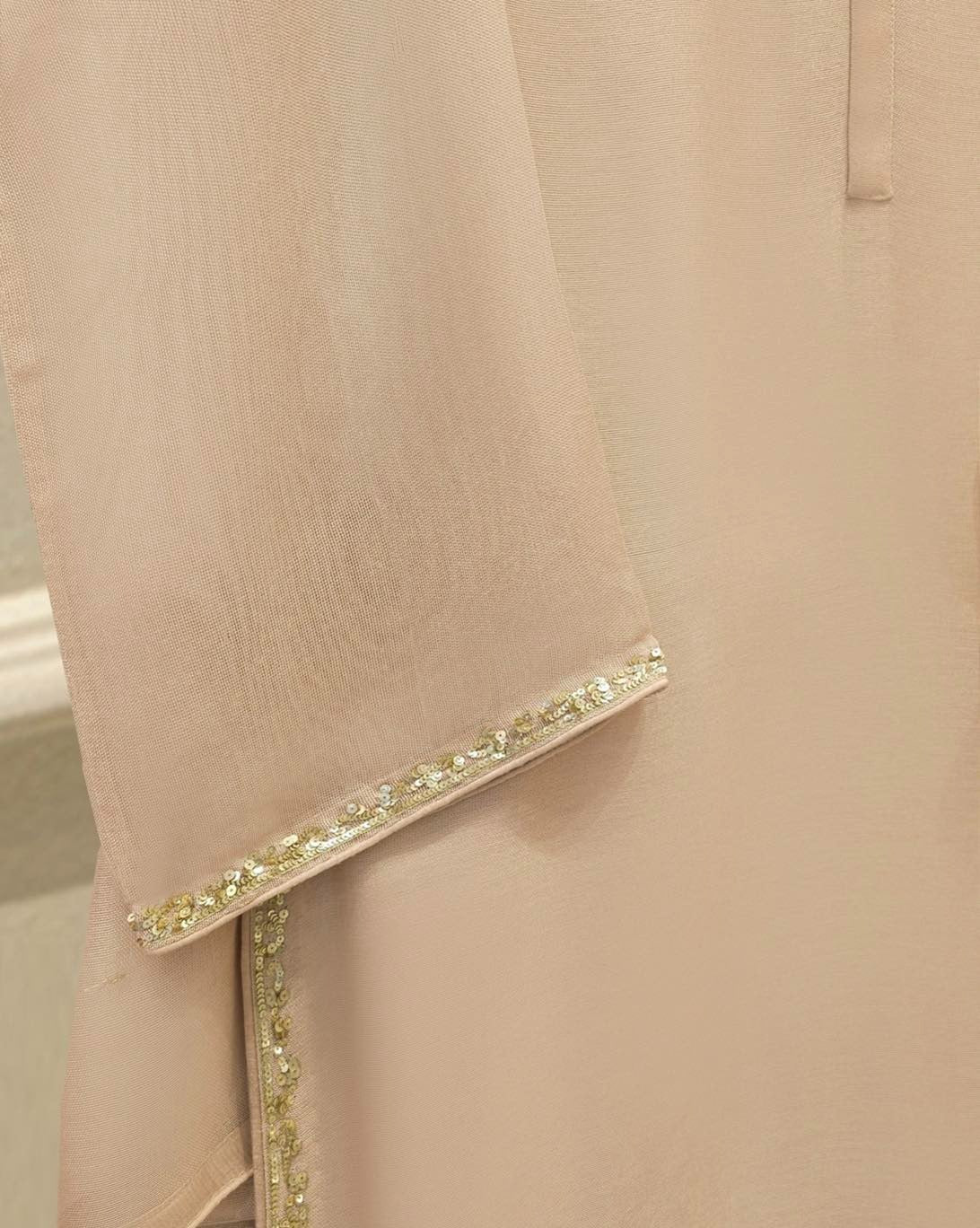 3 Piece - Pure Embroidered Cotton Net Suit