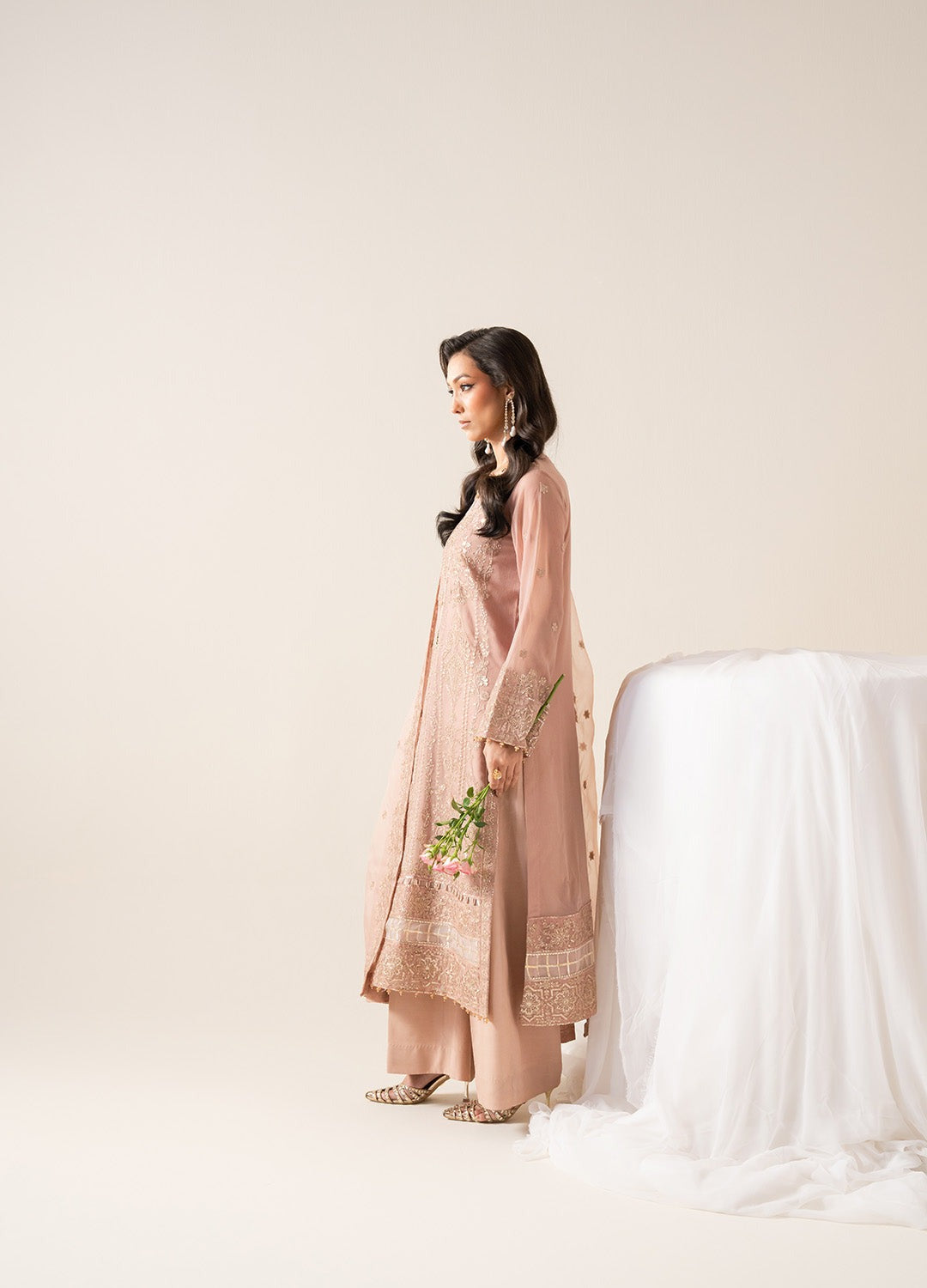Freesia Zaib Embroirdered Chiffon