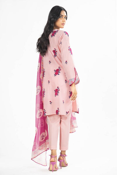 ALKARAM STUDIO PRINTED LAWN SUIT SS-57.1-24-PINK