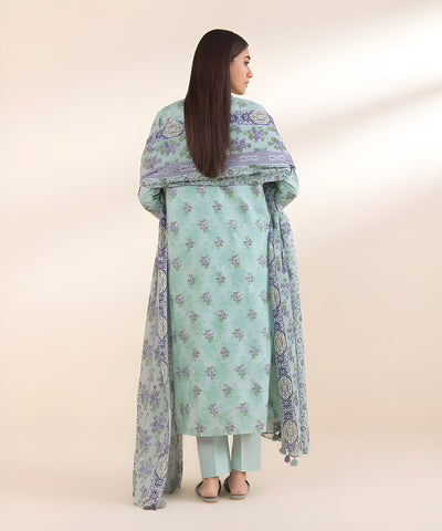3 PIECE-PRINTED LAWN SUIT
