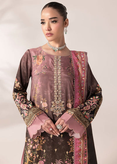 Digital printed handwork silk