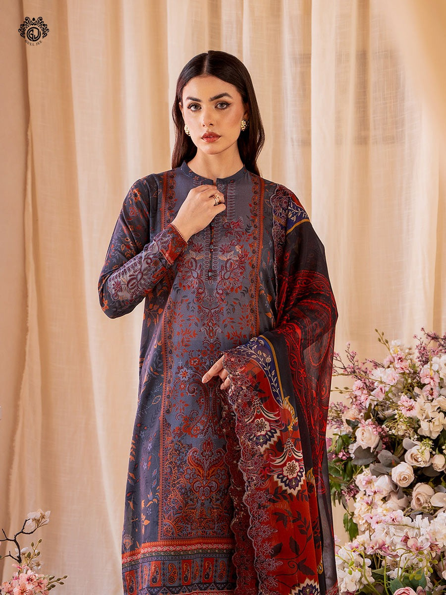 RANG PASAND Unstitched Three Piece