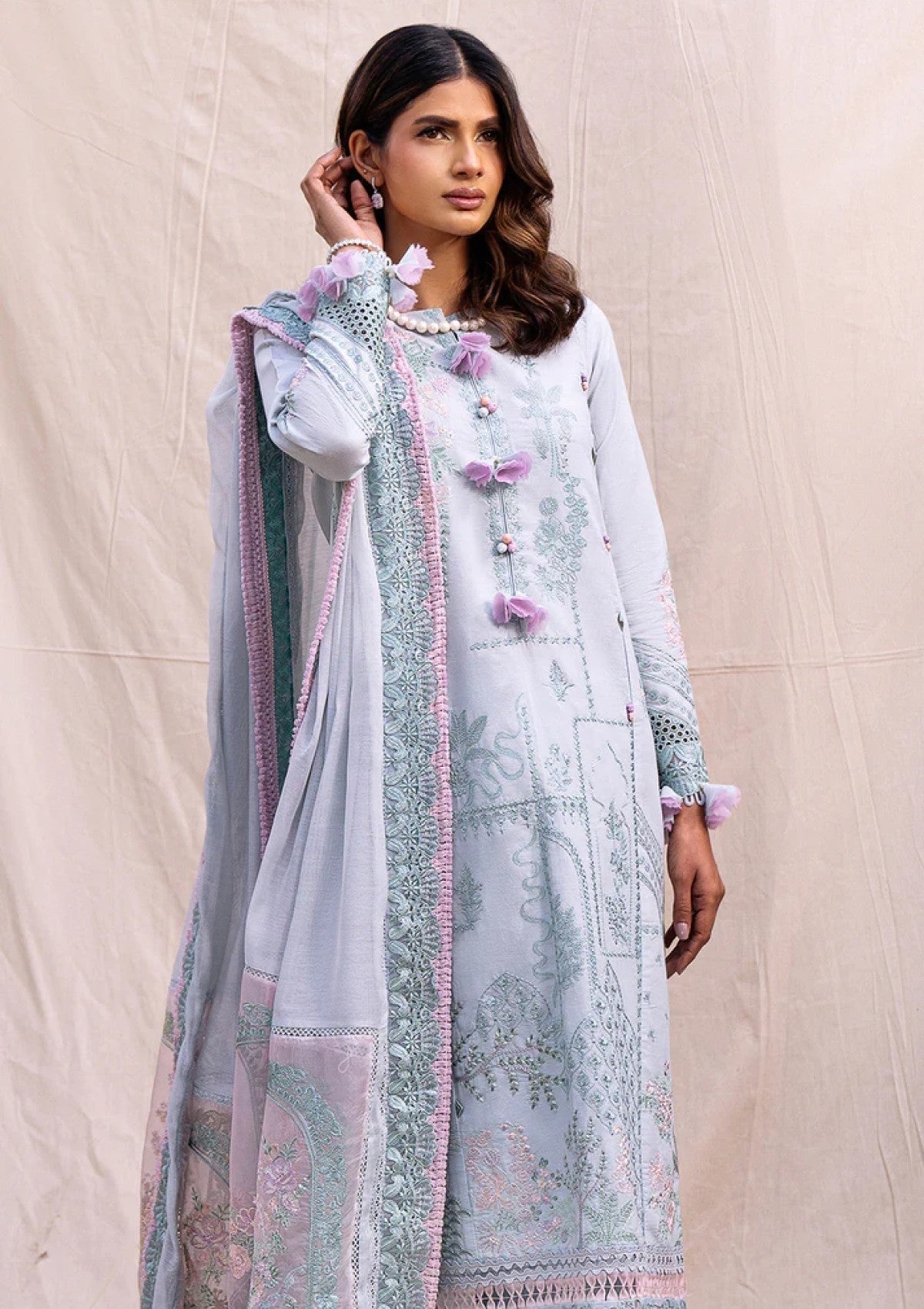 3 PIECE EMBROIDERED LAWN