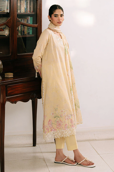 3PC PRINTED CAMBRIC SUIT