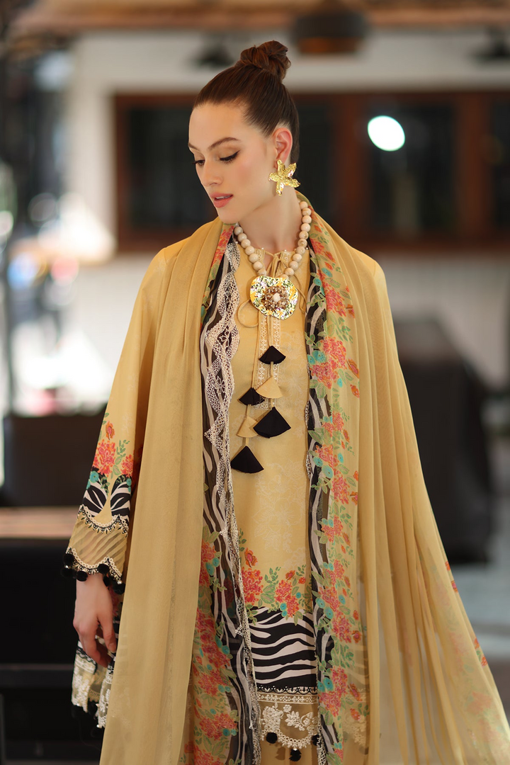 3-PC Unstitched Embroidered Lawn Collection