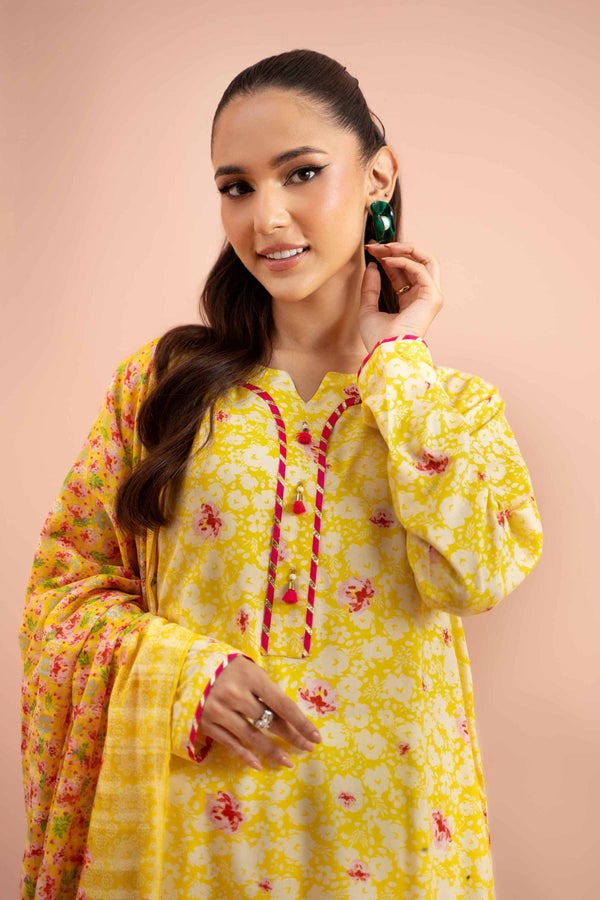 Nishat Linen || 3 Piece - Printed Suit - 42402103