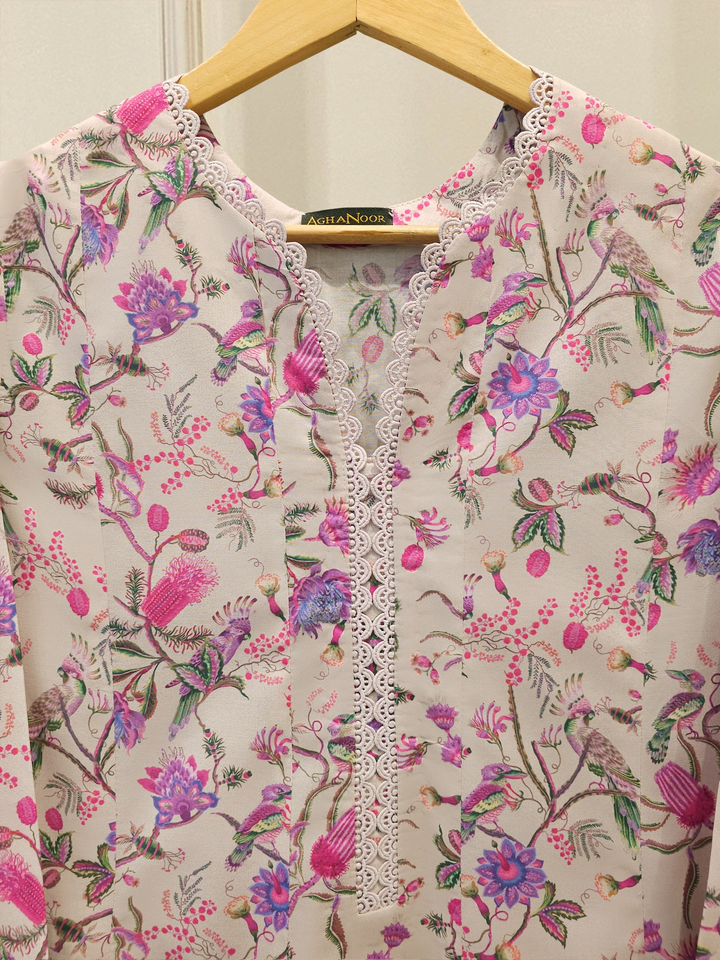 2 Piece - Digital Printed Cambric Suit