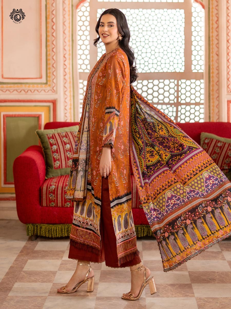 gullbano 3 PC UNSTITCHED