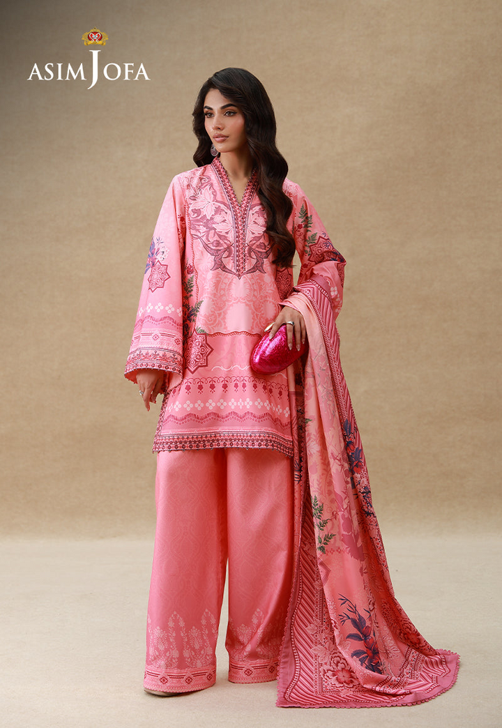 Embroidered Crepe Silk Unstitched 3 Pcs