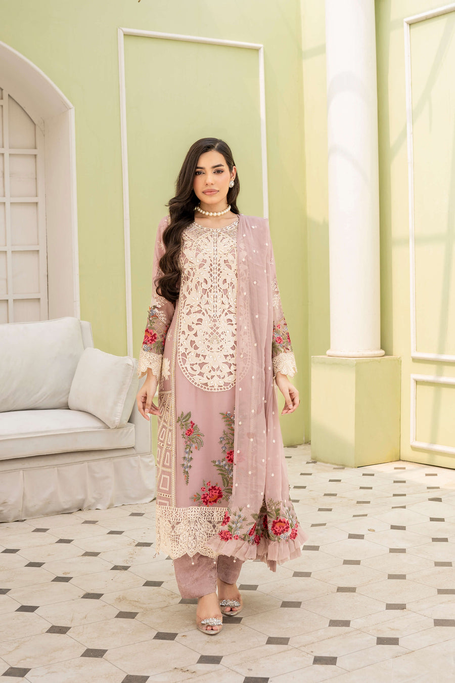 Uffaq EMBROIDRED CHIFFON
