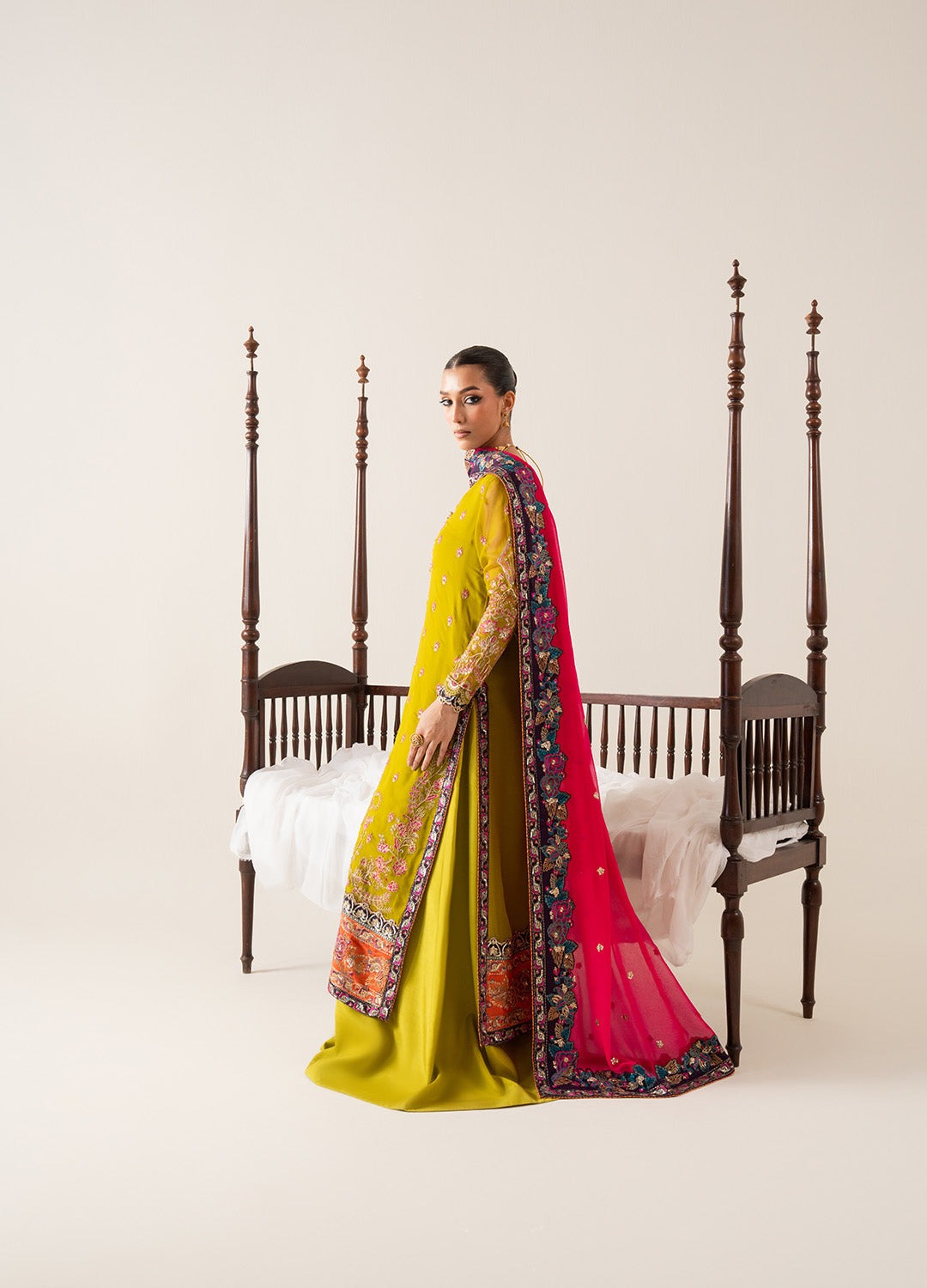 Freesia Zaib Embroirdered Chiffon