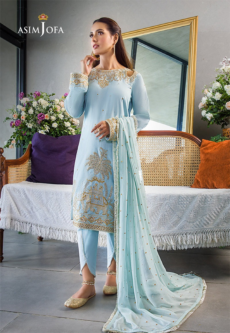 ASIM JOFA EMBROIDERED LAWN-AJCK-07