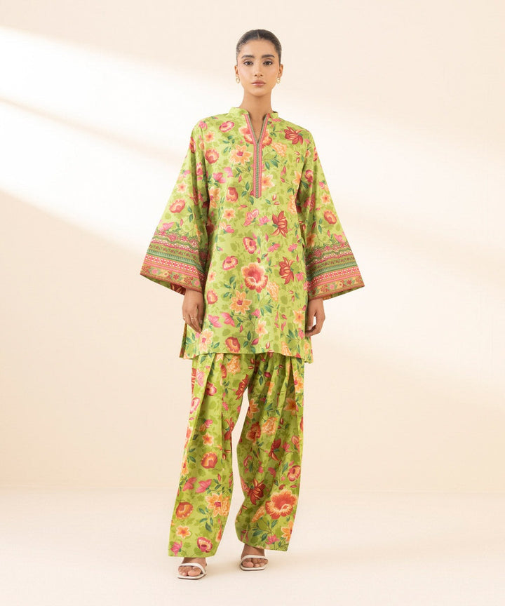 2 Piece - Embroidered Lawn Suit