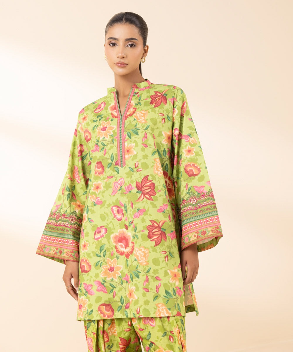 2 Piece - Embroidered Lawn Suit