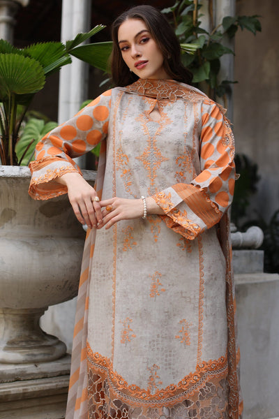 3-PC Unstitched Embroidered Printed Lawn Collection
