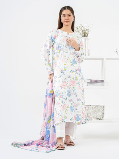 Limelight 3 Piece Lawn Suit-Embroidered (Pret)