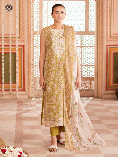 Tabeer Unstitched Lawn 3 PC