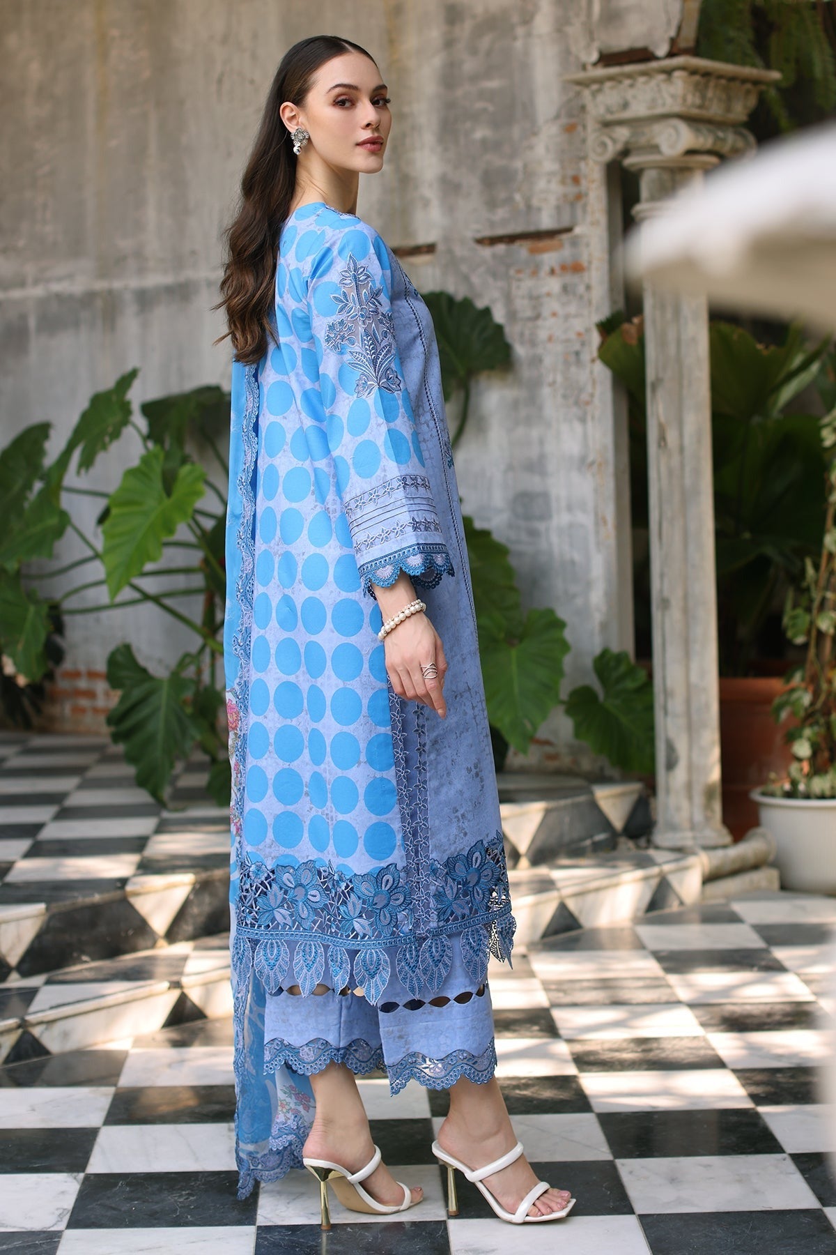 3-PC Unstitched Embroidered Printed Lawn Collection