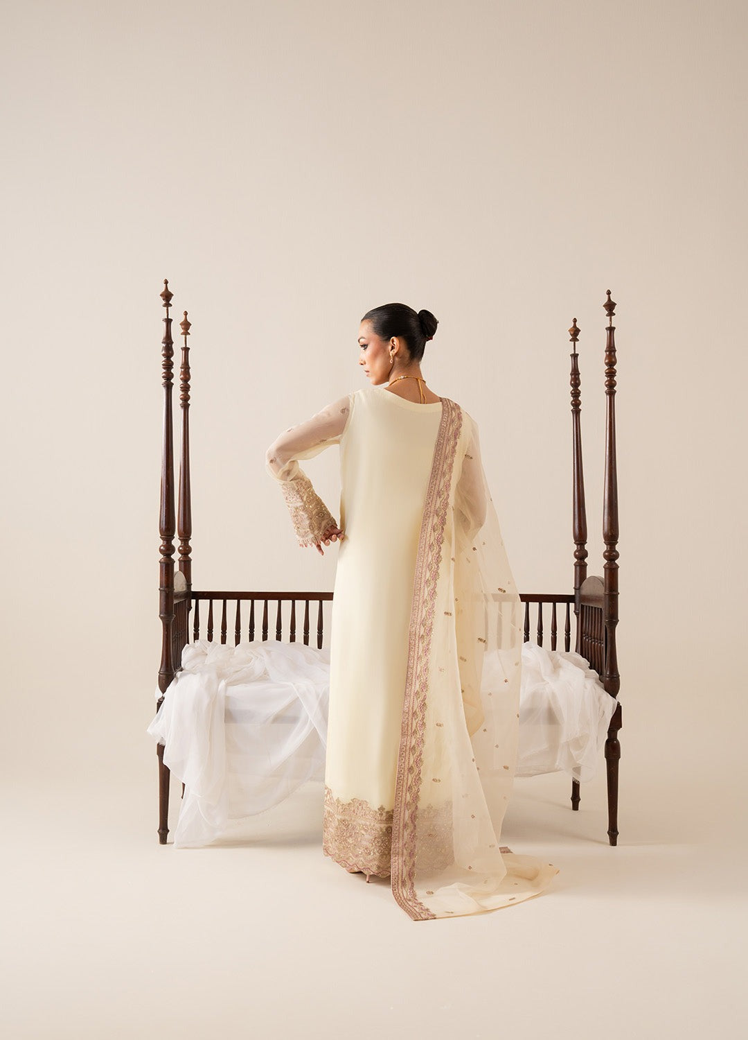 Freesia Zaib Embroirdered Chiffon
