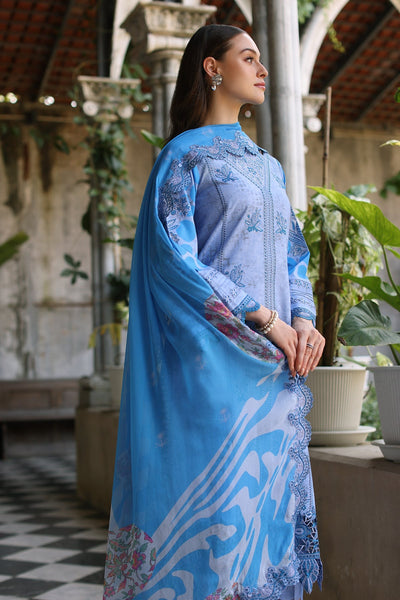 3-PC Unstitched Embroidered Printed Lawn Collection