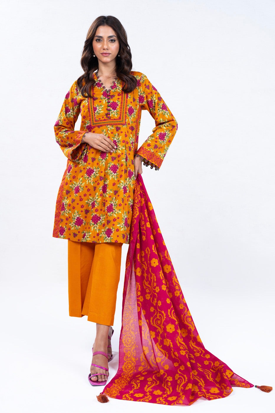 Alkaram Spring summer collection SS-12.1-24-2-Orange