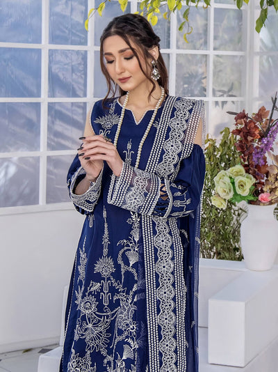 Afsoon by Humdum Embroidered Swiss Lawn