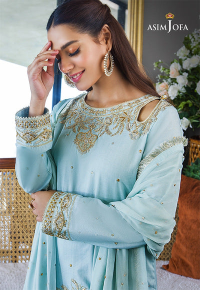 ASIM JOFA EMBROIDERED LAWN-AJCK-07