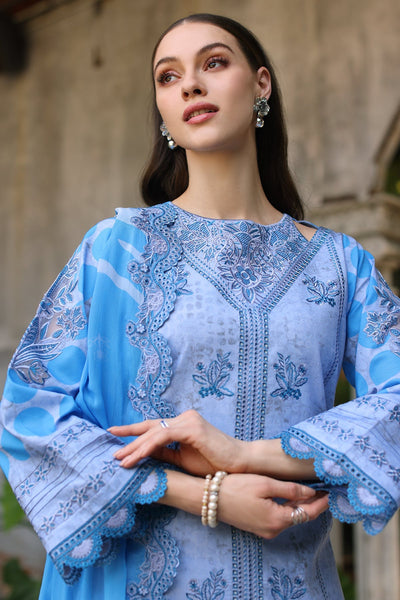 3-PC Unstitched Embroidered Printed Lawn Collection